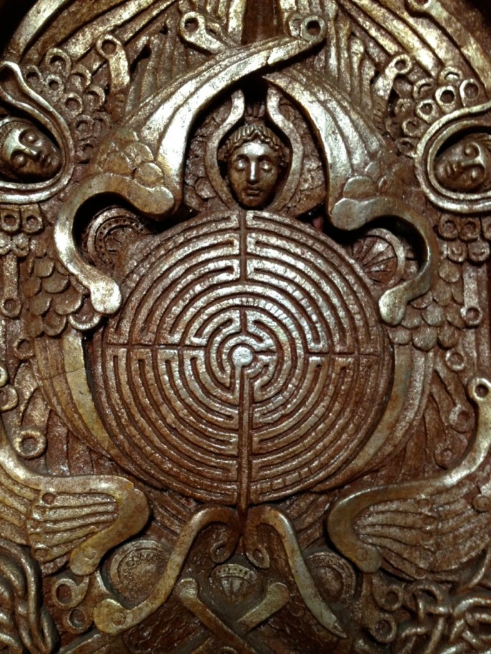 MAZES AT THE WATTS CHAPEL, COMPTON, SURREY