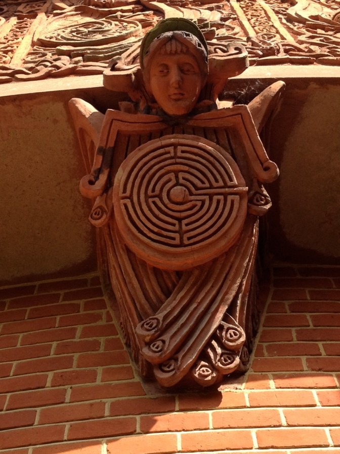 MAZES AT THE WATTS CHAPEL, COMPTON, SURREY