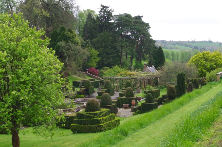 Mapperton House, Dorset - sunken gardens
