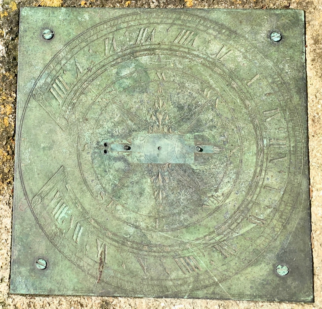 Sundial, All Saints Church Closworth, Somerset