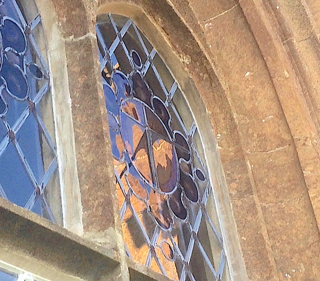 Toller Porcorum Church, Dorset - Stained Glass Sundial