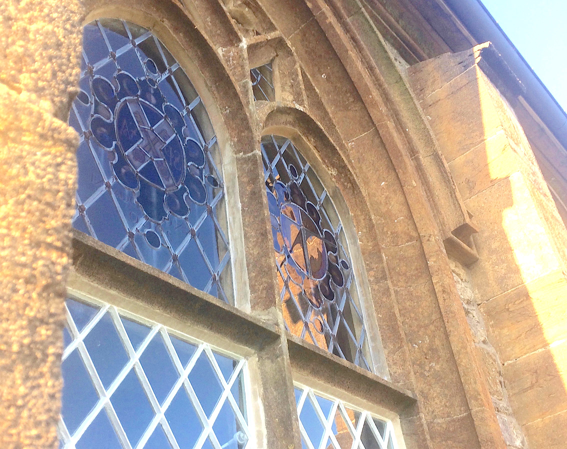 Toller Porcorum Church, Dorset - Stained Glass Sundial